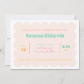 Spaß Moderner Abschluss Ankündigung (Rückseite)