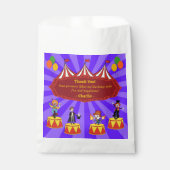 Spaß Moderner Cartoon Circus Danke Party Geschenktütchen (Vorderseite)
