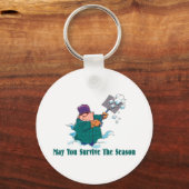 SPASS: Mögen Sie die Ferienzeit überleben Schlüsselanhänger (Vorderseite)