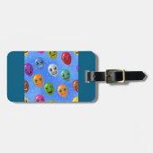 Spaß Monster-Gesichter-Balloons Gepäckanhänger (Vorderseite horizontal)