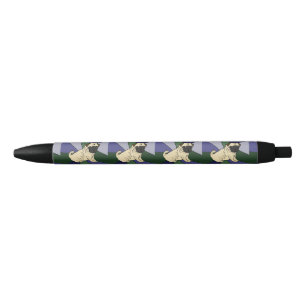 Spaß-Mops-Welpen-Hundekunst-Tinten-Stift Kugelschreiber