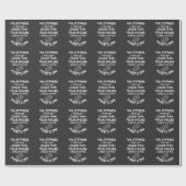 Spaß Mortician Professionals bei der Beerdigung Geschenkpapier (Flach)