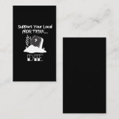 Spaß Mortician Support für die Beerdigung Visitenkarte (Vorne/Hinten)