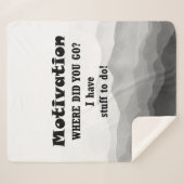 Spaß Motivation Wo bist du hingegangen? Kostenvora Sherpadecke (Vorderseite (Horizontal))