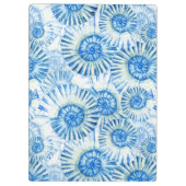 Spaß-Muschel-Muster Klemmbrett (Rückseite)