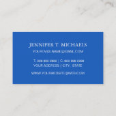 Spaß-Muschel-Muster Visitenkarte (Rückseite)