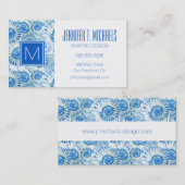 Spaß-Muschel-Muster Visitenkarte (Vorne/Hinten)