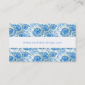 Spaß-Muschel-Muster Visitenkarte (Rückseite)