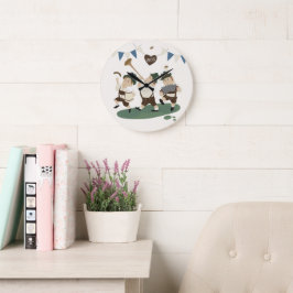 Spaß Musiker Bayerisch laden zur Oktoberfest Uhr e