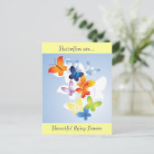 Spaß 'N' farbenfroh Postkarte (Stehend Vorderseite)