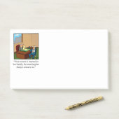 Spaß nach der Bestellung Post-it Klebezettel (Auf Schreibtisch)