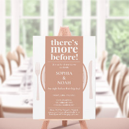 Spaß Nacht vor dem Abendessen Einladung Weichkoral