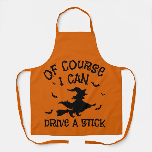 Spaß natürlich kann ich ein Halsband fahren Schürze (Vorderseite)