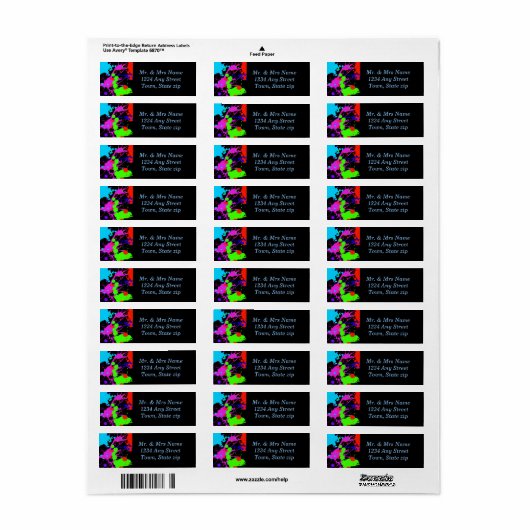 Spaß, Neon Paint Spritzer, benutzerdefiniert (Vorne)