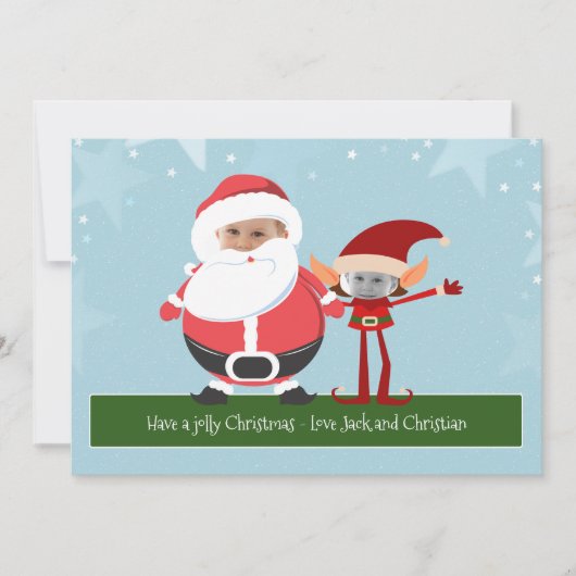 Spaß Neuheit Weihnachten und Elfen Personalisiert (Vorderseite)