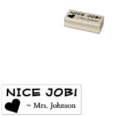 Spaß "NICE JOB!" Briefmarke aus Kautschuk Gummistempel (Stempel)