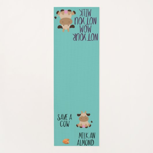 Spaß nicht Ihre Mama Nicht Ihr leichtes Mond Vegan Yogamatte (Vorderseite)