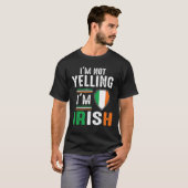 Spaß Nicht Schreien Ich Bin Irisches Tshirt Passen (Vorne ganz)