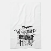 Spaß Niedlich Herzlich willkommen zu unserem Spuk Geschirrtuch (Vertikal)