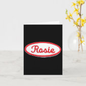 Spaß Niedlich Rosie The Riveter Feminist Costume Karte (Gelbe Blume)