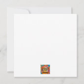 Spaß Niedlich Spooky Ghost Halloween Feiertagskarte (Rückseite)