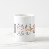 Spaß Niedliche Katzen Crazy Katze Lady Name Kaffeetasse (Mittel)
