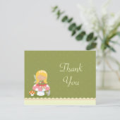Spaß niedliche Märchen Geburtstag danke Postkarte (Stehend Vorderseite)