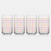 Spaß niedliche pastellfarbene, maßgeschneiderte Te Dosenglas (Vorderseite)