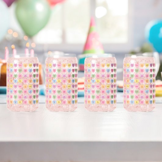 Spaß niedliche pastellfarbene, maßgeschneiderte Te Dosenglas (Insitu (Geburtstag))