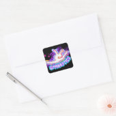 Spaß Niedliche Personalisierte Gymnastik Sticker (Umschlag)