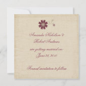 Spaß Niedliche Streifen Punkte Save the Date (Rückseite)