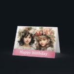 Spaß Niedliche Vintage Girls Friend Geburtstag Karte<br><div class="desc">Diese niedliche,  lustige Vintage Mädchenkarte eignet sich perfekt zum Geburtstag eines Freundes oder eines Freundes! Behalt die Nachricht im Inneren oder erstelle eine eigene benutzerdefinierte Nachricht.</div>