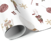 Spaß Niedliche Weihnachtsfarbe Akzente 3 Geschenk Geschenkpapier (Rolleneckpunkt)