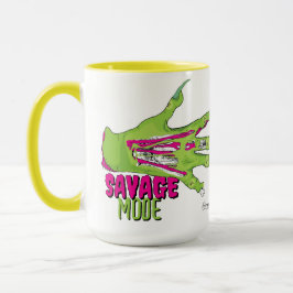 Spaß Niedlicher dunkler Savage-Modus Zombie Antido Tasse