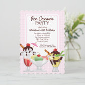 Spaß-niedliches Einladung (Stehend Vorderseite)