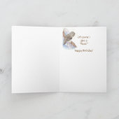Spaß, Niedliches Eule "Give a Hoot" Geburtskarte Karte (Innenseite)