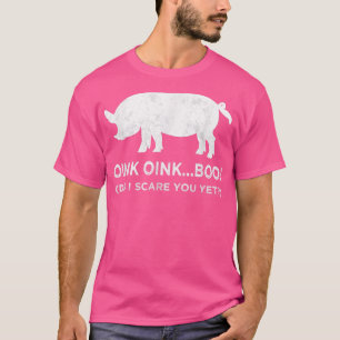 Spaß Niedliches Halloween Pig T-Shirt