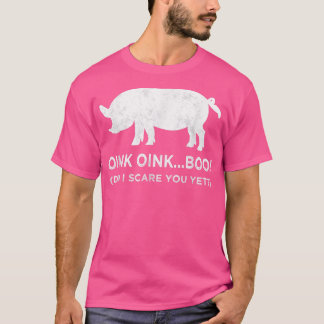 Spaß Niedliches Halloween Pig T-Shirt
