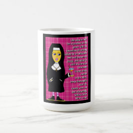 Spaß-Nonne Kaffeetasse