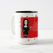 Spaß-Nonne Kaffeetasse (Vorderseite Links)