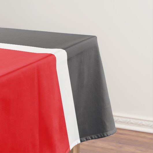 Spaß Nordic White Snowflake Helle Rot Grau Streife Tischdecke (Beispiel)