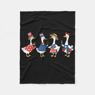 Spaß Nur Eine Dumme Gans 4. Juli Dumme Gans Mütze Fleecedecke