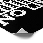 Spaß ohne Tischtennis kein Leben Pong Tennis Ball Poster (Ecke)