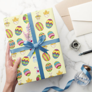 Spaß-Ostern-Muster-Feiertags-Packpapier Geschenkpapier