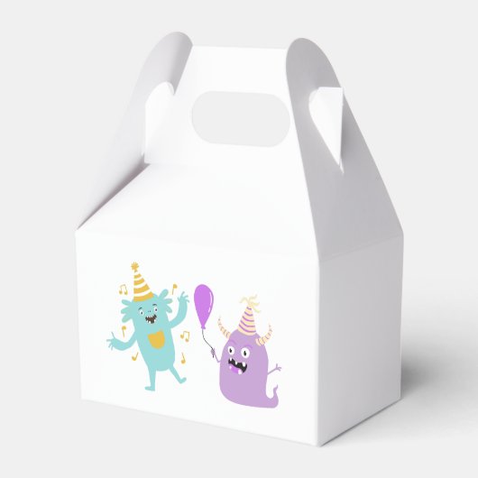 Spaß-Party-Monster Geschenkschachtel (Vorderseite)