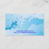 Spaß-Party-Versorgungen Visitenkarte (Rückseite)