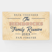 Spaß, pastellfarbene Wiedersehen Begrüßungsbanner Banner (Horizontal)