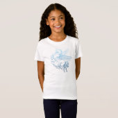 Spaß Pegasus Mädchen Top (Vorne ganz)