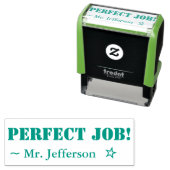 Spaß "PERFECT JOB!" Erzieherin Rubber Briefmarke Permastempel (Beispiel)