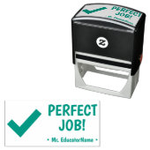 Spaß "PERFECT JOB!" Schullehrer Rubber-Briefmarke Permastempel (Beispiel)